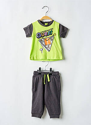 Ensemble de sport col rond gris GUESS garcon