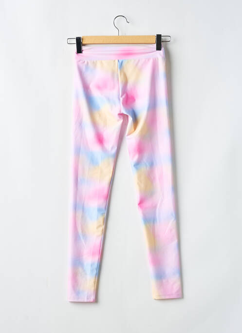 Legging taille normale taille élastique rose GUESS fille