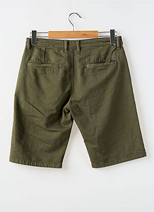 Bermuda stretch taille normale vert LE TEMPS DES CERISES homme