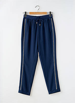 Pantalon droit taille élastique taille normale bleu LIU JO femme
