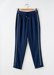 Pantalon droit tissage crêpe taille normale bleu LIU JO femme