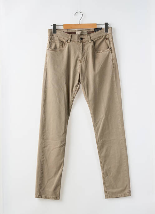 Pantalon droit marron BENSON & CHERRY pour homme