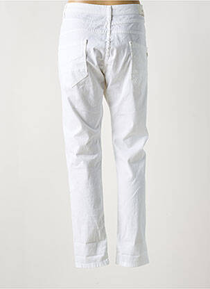 Jeans coupe slim taille basse taille basse blanc PLEASE femme