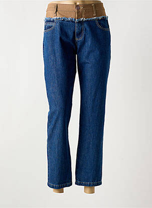 Jeans coupe slim stretch taille normale bleu PLEASE femme