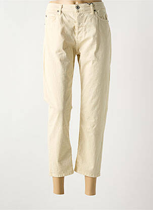 Jeans coupe slim stretch taille normale beige PLEASE femme