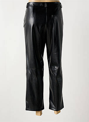 Pantalon chino fermeture zippée sous rabat boutonné taille normale noir IMPERIAL femme