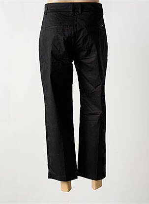 Pantalon chino tissage popeline taille normale noir TOMMY HILFIGER femme