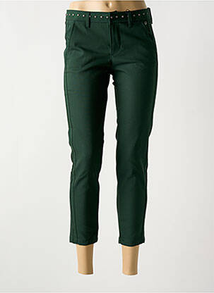Pantalon 7/8 taille haute taille haute vert FREEMAN T.PORTER femme