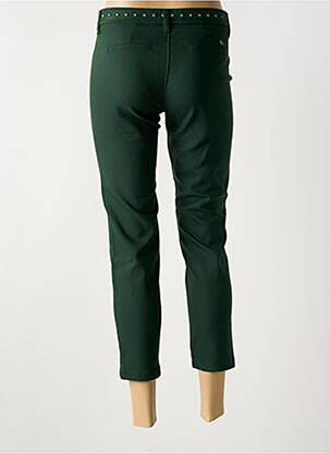 Pantalon 7/8 taille haute taille haute vert FREEMAN T.PORTER femme