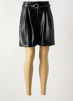 Short taille à pinces taille haute noir IMPERIAL femme