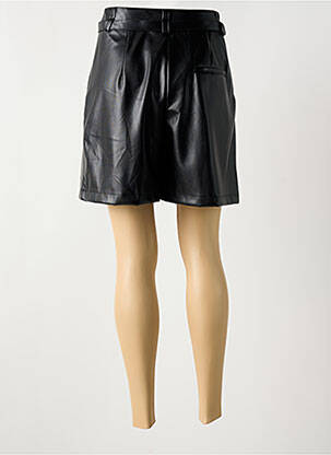 Short taille à pinces taille haute noir IMPERIAL femme