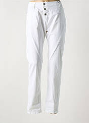 Jeans coupe slim blanc PLEASE pour femme seconde vue