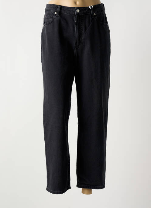 Jeans coupe droite stretch taille normale noir TOMMY HILFIGER femme