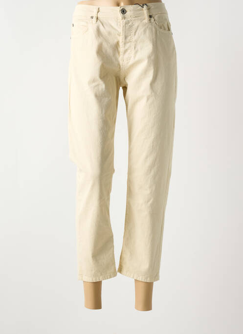 Jeans coupe slim beige PLEASE pour femme