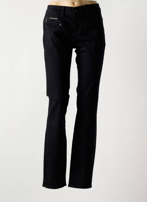 Jeans coupe slim noir FREEMAN T.PORTER pour femme