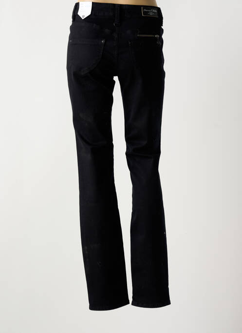 Jeans coupe slim noir FREEMAN T.PORTER femme