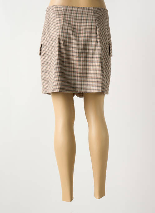 Jupe courte beige IMPERIAL pour femme