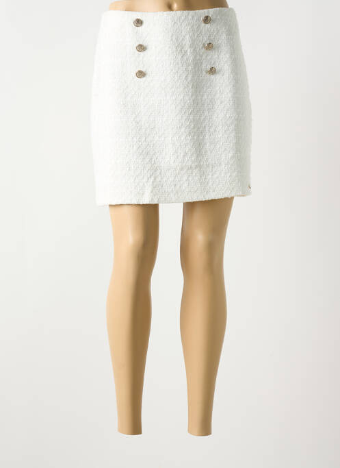 Jupe courte blanc LES P'TITES BOMBES pour femme
