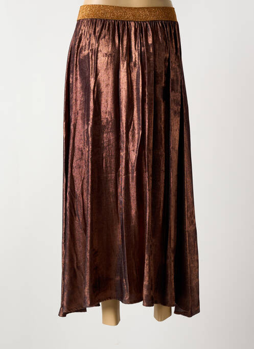 Jupe longue orange PLEASE femme