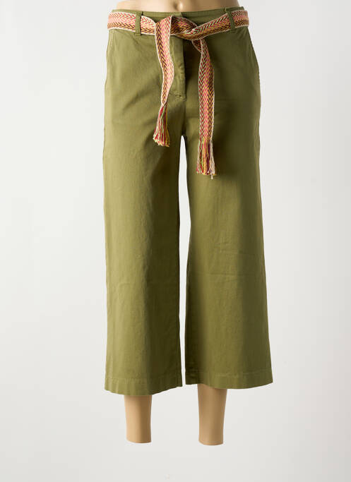 Pantacourt vert PLEASE femme