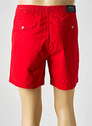 Short tissage popeline taille normale rouge RALPH LAUREN homme