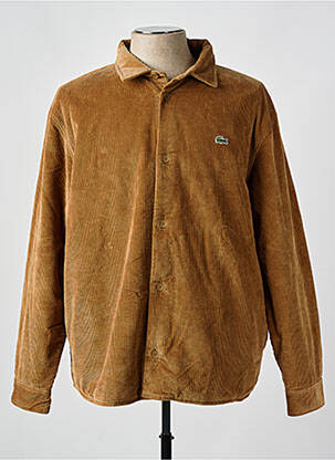 Veste casual fermeture boutonnée sur le devant marron LACOSTE homme