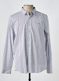 Chemise manches longues manches longues bleu BENSON & CHERRY homme