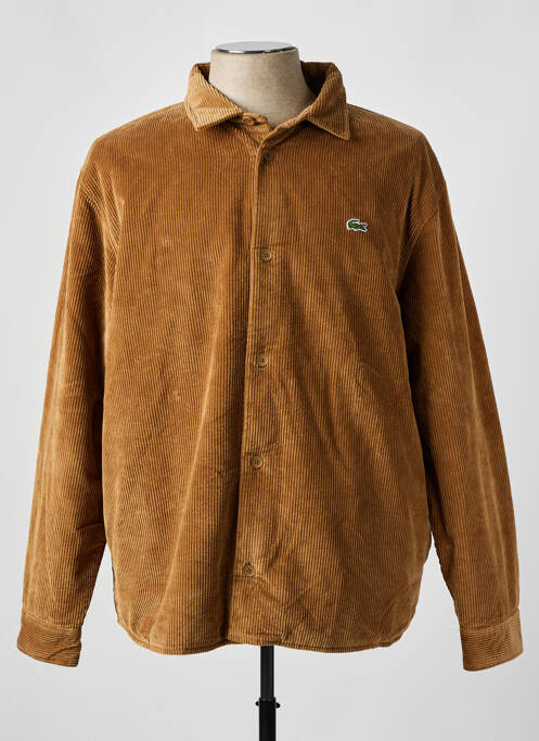 Veste casual marron LACOSTE pour homme