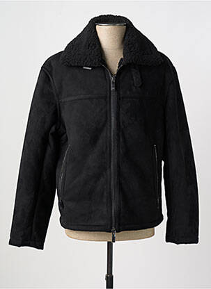 Manteau court fermeture zippée sur le devant sans capuche noir ARMANI EXCHANGE homme