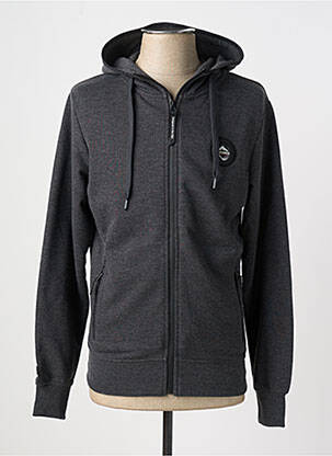 Veste casual resserrée sur le bas gris HELVETICA homme