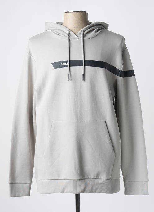 Sweat-shirt à capuche gris HUGO BOSS pour homme