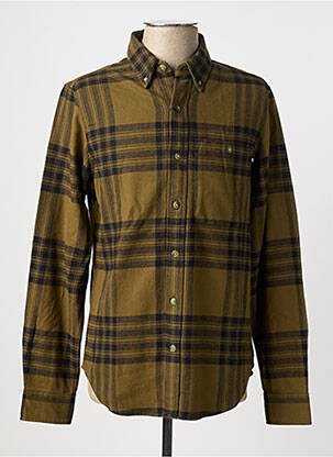 Chemise manches longues manches longues vert TIMBERLAND homme
