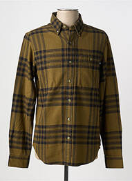 Chemise manches longues manches longues vert TIMBERLAND homme