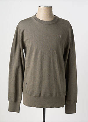 Pull stretch manches longues vert G STAR homme