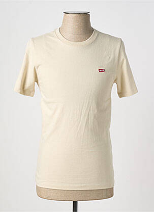 T-shirt broderie manches courtes beige LEVIS homme