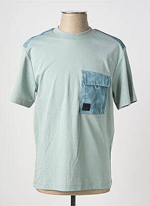 T-shirt stretch manches courtes vert HUGO BOSS homme