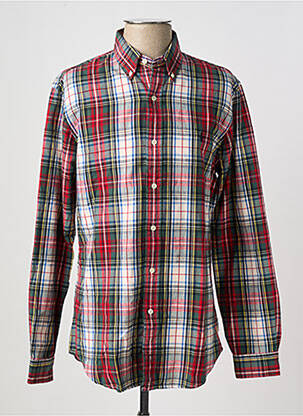 Chemise manches longues rouge RALPH LAUREN pour homme