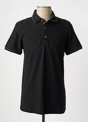 Polo noir BENSON & CHERRY pour homme seconde vue