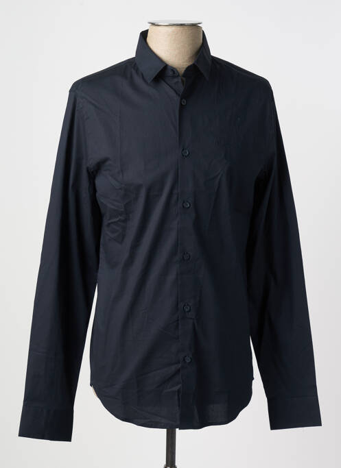 Chemise manches longues bleu ARMANI EXCHANGE pour homme