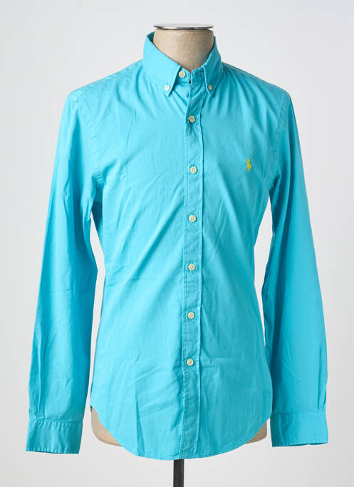 Chemise manches longues bleu RALPH LAUREN pour homme