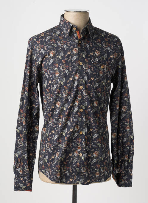 Chemise manches longues gris BENSON & CHERRY pour homme