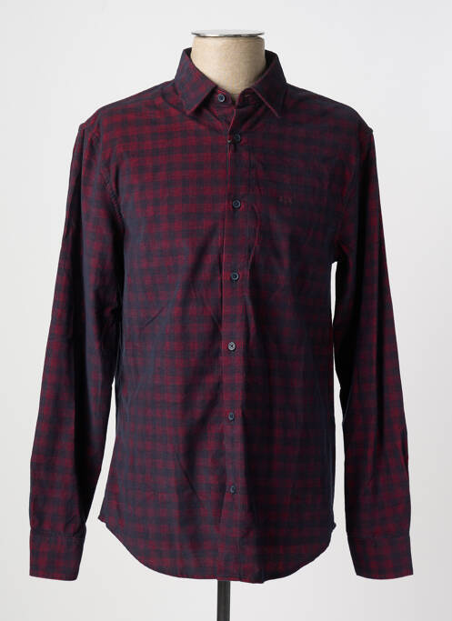 Chemise manches longues rouge ARMANI EXCHANGE pour homme