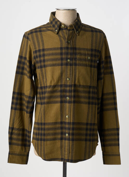 Chemise manches longues vert TIMBERLAND pour homme
