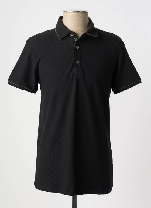 Polo noir BENSON & CHERRY pour homme