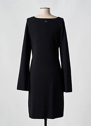 Robe mi-longue manches longues manches longues noir LIU  JO femme