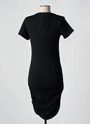 Robe mi-longue manches courtes manches courtes noir PROJECT X PARIS femme