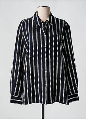 Chemisier imprimé fantaisie manches longues noir TOMMY HILFIGER femme