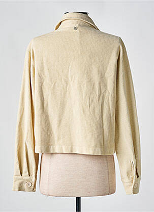 Veste casual coupe droite jaune PLEASE femme
