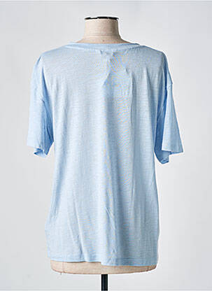 T-shirt coupe droite manches courtes bleu TOMMY HILFIGER femme