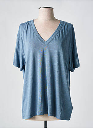T-shirt coupe droite manches courtes gris TOMMY HILFIGER femme
